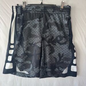 Nike Youth Boys Black and Gray Athletic Shorts